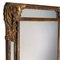 Regency Style Gold Foil Hand Carved Wooden Rectangular Mirror, 1970s 5