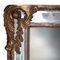 Regency Style Gold Foil Hand Carved Wooden Rectangular Mirror, 1970s 4