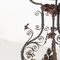 Antique Wrought Iron and Copper Plant Stand 3