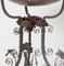 Antique Wrought Iron and Copper Plant Stand 5