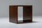 Italian Stained Oak Cubic Side Tables 1970s, Set of 2, Image 8