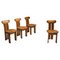 Italian Dining Chairs from Mobilgirgi, Italy, 1970s, Set of 4 1