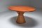 Italian Design Oval Mid-Century Modern Dining Table on a Rattan Base 3