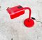 Red Gooseneck Desk Lamp from Targetti Sankey, Italy, 1970s, Immagine 5