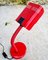 Red Gooseneck Desk Lamp from Targetti Sankey, Italy, 1970s, Image 3