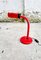 Red Gooseneck Desk Lamp from Targetti Sankey, Italy, 1970s, Immagine 7