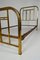French Art Deco Brass Bed, 1920s, Immagine 7