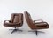 Brown Leather Chairs from Carl Straub, 1960s, Set of 2 21