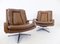 Brown Leather Chairs from Carl Straub, 1960s, Set of 2 9