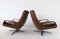 Brown Leather Chairs from Carl Straub, 1960s, Set of 2 23