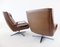 Brown Leather Chairs from Carl Straub, 1960s, Set of 2, Image 10