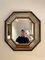 Octagonal Cushioned Mirror, 1940s 4