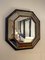 Octagonal Cushioned Mirror, 1940s 3