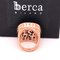 Light Grey Mother of Pearl in Antique Cut & Hand-Engraved Sterling Silver Ring from Berca 9