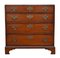Georgian Mahogany Chest of Drawers with Caddy Top, 1800s, Immagine 7