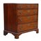 Georgian Mahogany Chest of Drawers with Caddy Top, 1800s, Image 1