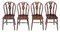 Elm and Beech Kitchen Dining Chairs, 1900s, Set of 4, Image 1