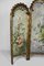 Belle Epoque Folding Screen in Gilded Carved Wood with Naturalist Paintings, 1880s 3