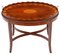 Edwardian Mahogany and Satin Walnut Side or Coffee Table with Tray on Stand, 1900s, Image 1