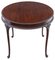 Carved Mahogany Circular Side or Center Table, 1910s 1