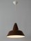 Mid-Century Modern Enameled Pendant Lamp by Louis Poulsen, Denmark, 1960s 5