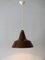 Mid-Century Modern Enameled Pendant Lamp by Louis Poulsen, Denmark, 1960s 3