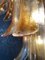 Vintage Italian Amber Murano Glass Chandelier, 1980s, Image 20
