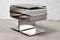 French Stainless Steel Side Table by François Monnet for Kappa, 1970s, Image 1