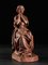 20th Century Terracotta Statue of a Woman and Child by Ch.V.A. 1
