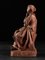 20th Century Terracotta Statue of a Woman and Child by Ch.V.A. 3