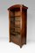 Art Nouveau Walnut & Burl Showcase Cabinet, 1900s, Image 1