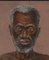Ngandu Marc (1934-) African Portrait, Oil on Canvas 3