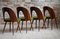 Mid-Century Green Boucle Dining Chairs by A. Šuman for Kvadrat, Set of 4, Image 3