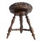 Antique Louis Philippe Piano Stool, Imagen 4