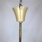 Mid-Century Italian Brass and Lacquer Chandelier, 1950s 7