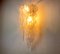 Italian Murano Glass Leaves Wall Light from Mazzega, 1970 4