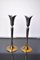 Brutalist Candlesticks by Art3, 1970, Set of 2, Immagine 1