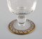 White Wine Glasses in Mouth-Blown Art Glass from Nason & Moretti, 1930s, Set of 6 4