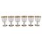 White Wine Glasses in Mouth-Blown Art Glass from Nason & Moretti, 1930s, Set of 6, Image 1