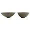 Bowls in Glazed Stoneware, Late 20th-Century, Set of 2 1