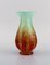 Ikora Vase in Mouth Blown Art Glass by Karl Wiedmann for Wmf, Germany, 1930s 3