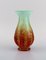 Ikora Vase in Mouth Blown Art Glass by Karl Wiedmann for Wmf, Germany, 1930s, Immagine 3