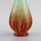 Ikora Vase in Mouth Blown Art Glass by Karl Wiedmann for Wmf, Germany, 1930s 5