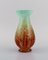 Ikora Vase in Mouth Blown Art Glass by Karl Wiedmann for Wmf, Germany, 1930s, Immagine 2