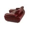 Clair Red Leather Corner Sofa from Mondo 12