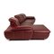 Clair Red Leather Corner Sofa from Mondo 10