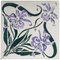 Art Nouveau Wall Tile from Cf Devres, France, 1920s, Imagen 4