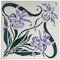 Art Nouveau Wall Tile from Cf Devres, France, 1920s, Immagine 4