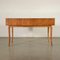 Cherry Veneer Solid Beech and Glass Desk, Italy, 1950s, Immagine 11