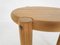 Round Pinewood Side Table or Stool by Rainer Daumiller, Denmark, 1970s, Immagine 5